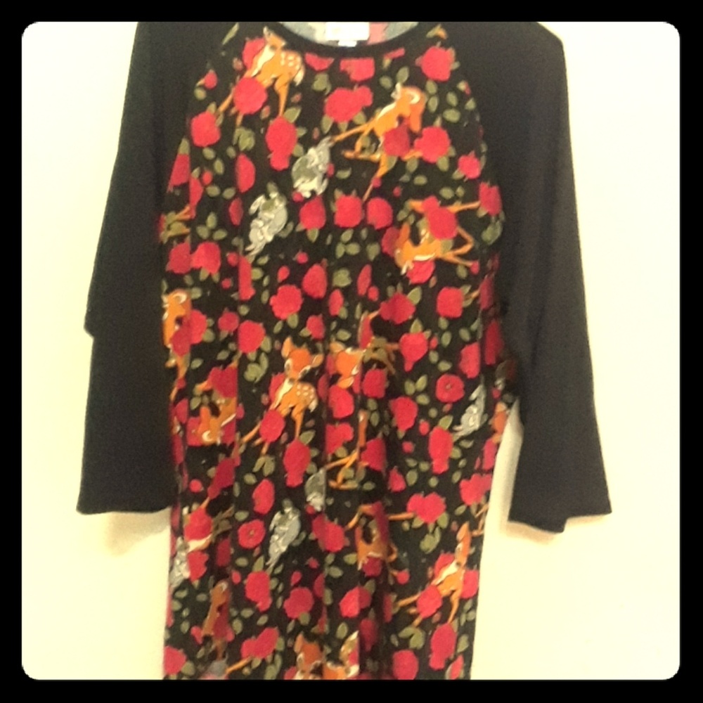 Disney Bambi and Thumper 3/4 sleeve shirt lularoe